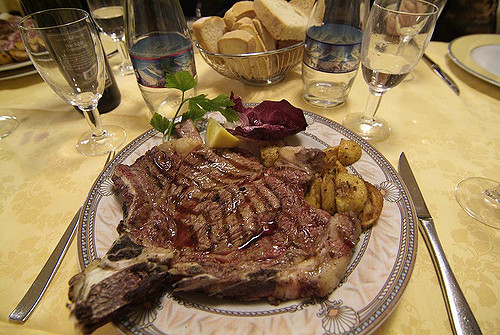 firenze style steak tuscany italy